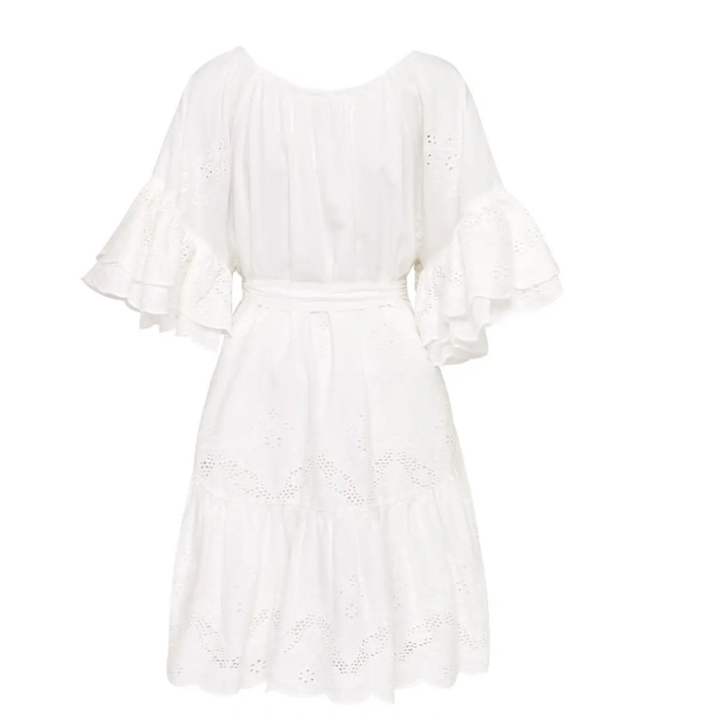 Rare Spell Capulet Broderie Anglaise Frill Smock Dress - Picture 6 of 9
